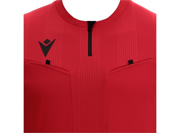 Dienst Referee ECO shirt RED M Teknisk dommerdrakt i ECO- tekstil 