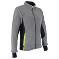 Albite Fleece Jacket Grey Melange M Fleecejakke til jobb og fritid - Unisex